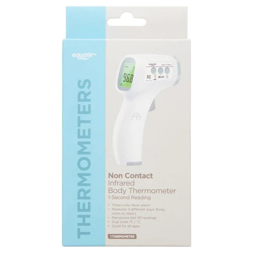 Berrcom Non-Contact Infrared Thermometer JXB-178 (Requires 2 AA batteries)  - White
