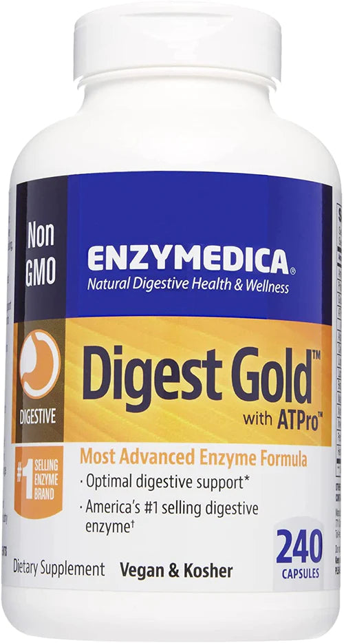 Enzymedica Digest Gold with ATPro, 240 Capsules – Ehealth Motion