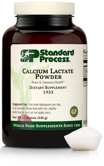 Standard Process - Calcium Lactate Powder 1925 - 12 Ounces