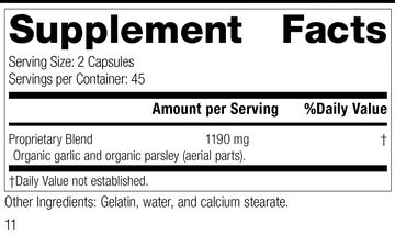 Standard Process Garlic Circulation Health, Dietary Supplement