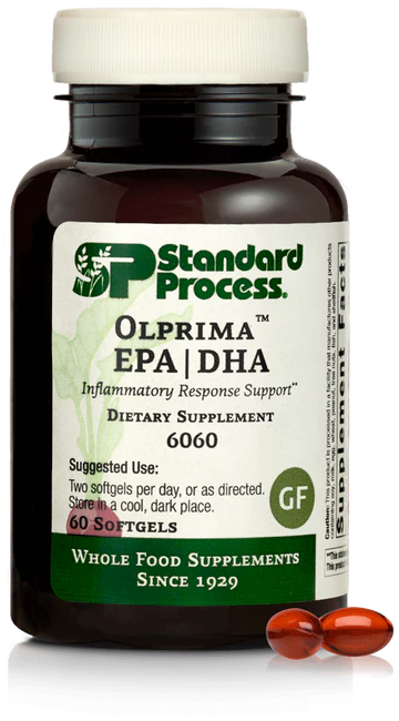 Standard Process Olprima EPA/DHA Whole Food Brain Health, 60 Softgels