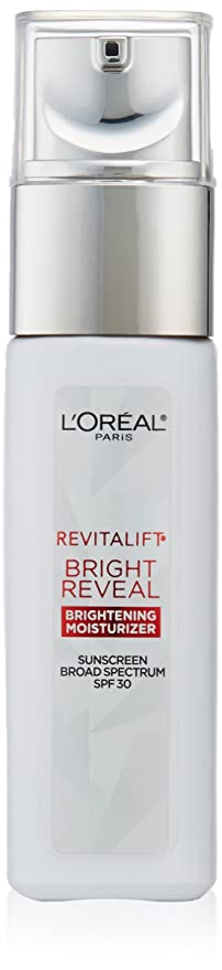 L'Oreal Revitalift Bright Reveal, 1oz Brightening Day Moisturizer SPF 30