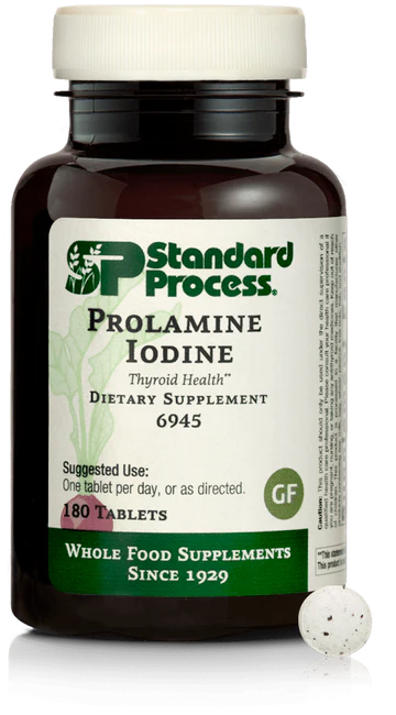 Standard Process Prolamine Iodine - Thyroid Support with Prolamine Iodine
