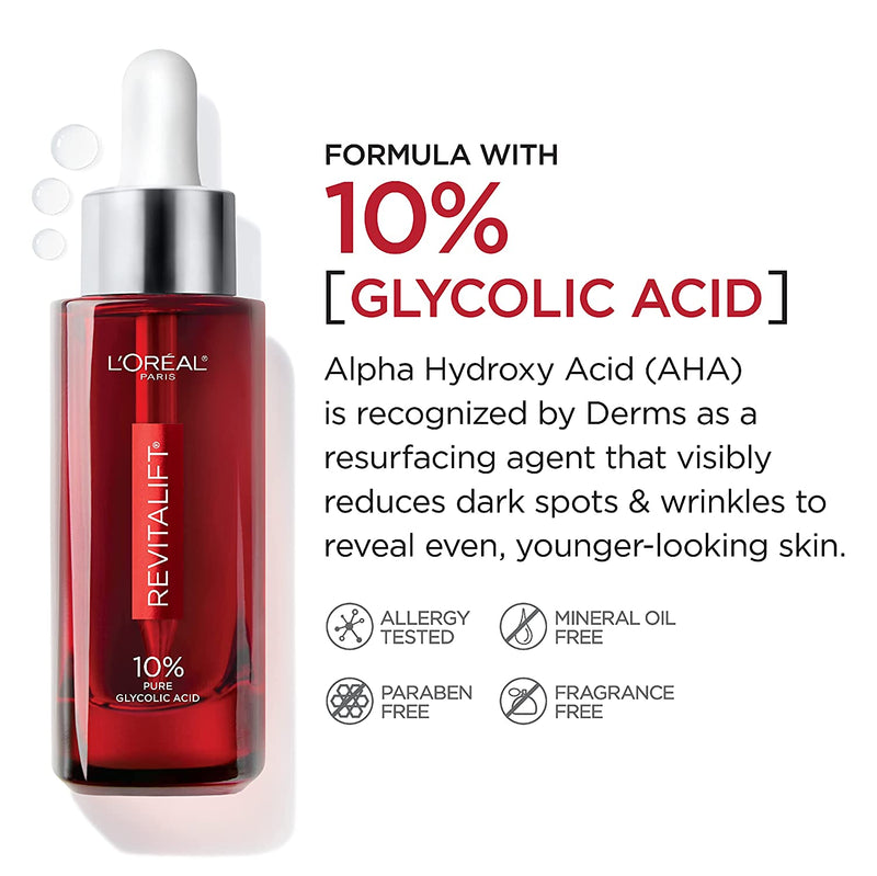 L'Oréal Paris Revitalift 10% Pure Glycolic Acid Serum 1Oz