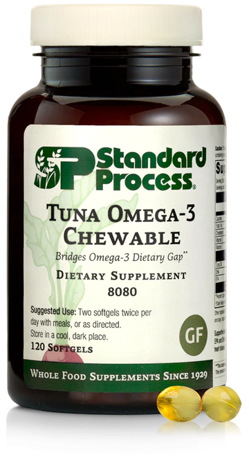 Standard Process Tuna Omega-3 Chewable Whole Food Antioxidant, 120 Chewable