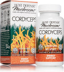 Host Defense, Cordyceps Capsules, Energy and Stamina Support, Mushroom Supplement, Unflavored, 60