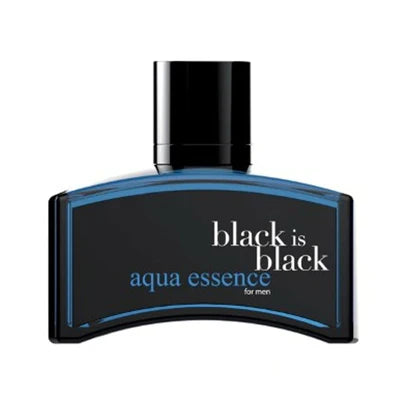 Black Is Black Aqua Essence Eau De Toilette for Men 3.4 fl Oz