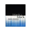 Black Is Black Aqua Essence Eau De Toilette for Men 3.4 fl Oz