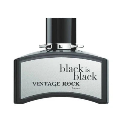 Black Is Black Vintage Rock Eau de Toilette for Men 3.4 fl. Oz