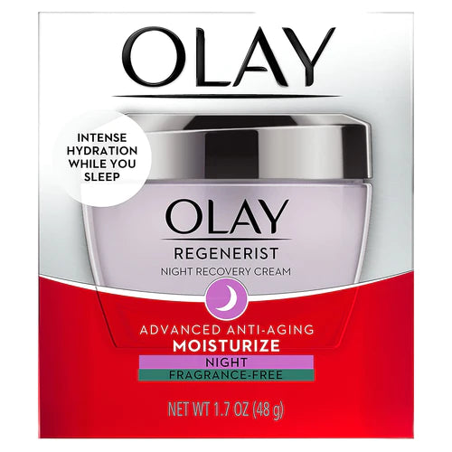 Olay Regenerist Night Recovery Cream, Face Moisturizer 1.7 oz