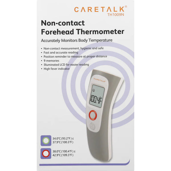 Berrcom Non-Contact Infrared Thermometer JXB-178 (Requires 2 AA batteries)  - White