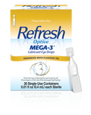 Refresh Optive Mega-3 Lubricant Eye Drops 30 Single