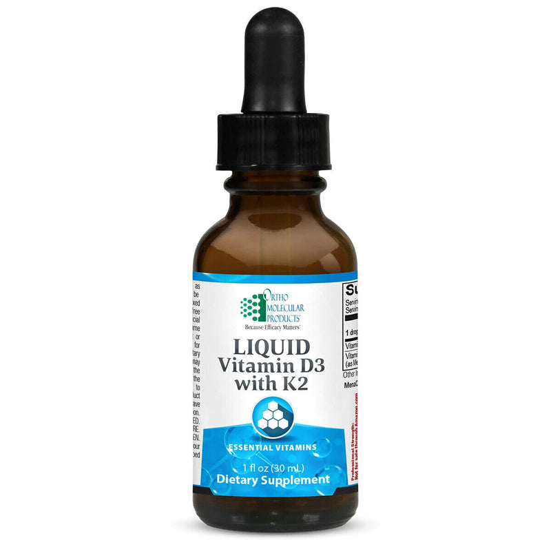 Ortho Molecular - Liquid Vitamin D3 with K2 - 1 OZ Liquid