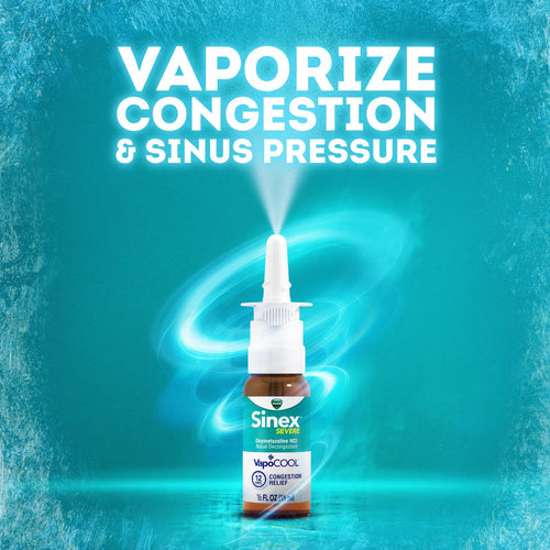 Vicks Sinex Severe VapoCOOL Sinus Decongestant Nasal Spray, 0.5 fl oz - WorldwSellers