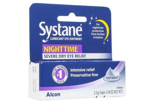 Systane Nighttime Lubricant Eye Ointment 3.5g, 0.21 oz