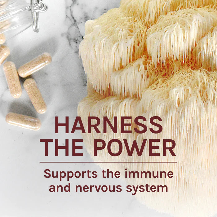 Host Defense, Lion's Mane Capsules, Promotes Mental Clarity