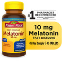 Nature Made Fast Dissolve Melatonin 10mg, 45 tablets