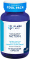 Klaire Labs Ther-Biotic Factor 6 Probiotic - Ultra-Strength 100 Billion CFU Probiotics -60 Capsules