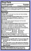 Plan B One-Step Emergency Contraceptive, 1.5 Mg (1 Tablet)