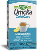 Nature's Way Umcka ColdCare Soothing Hot Drink Mix, Feel Better Faster, Clinically Proven, Lemon Flavored, 10 Packets