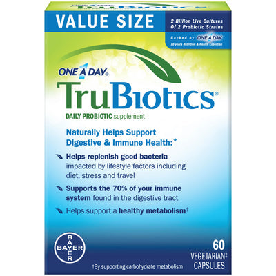 One A Day TruBiotics 60 Capsules - WorldwSellers