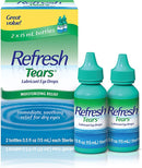 REFRESH TEARS lubricant eye drops 0.5 % Total 4 Bottles 15 ml