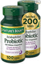 Nature’s Bounty Acidophilus Probiotic- Daily Probiotic Supplements-(2 Pack) x100 Tablets