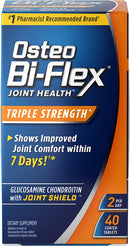 Osteo Bi-Flex Triple Strength Coated Tablets (40 count), Joint Health Supplements with Glucosamine & Vitamin C, Gluten Free - Ehealth Motion