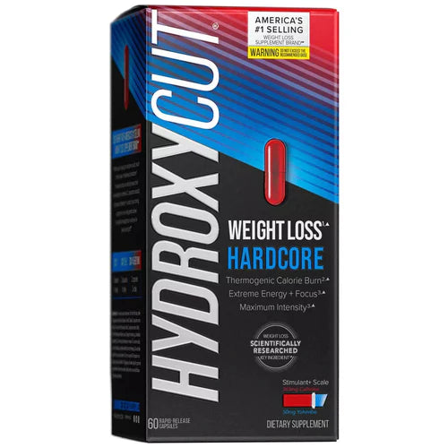 Hydroxycut Weight Loss Hardcore, 60 Capsules