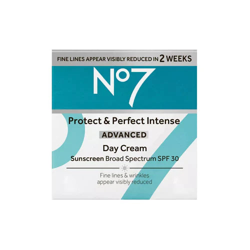 No7 Protect & Perfect Intense Advanced Day Cream SPF30 Wrinkles 1.690z