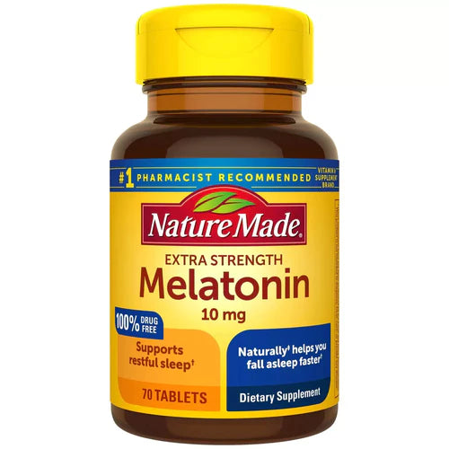 Nature Made Extra Strength Melatonin 10mg, 70 tablets