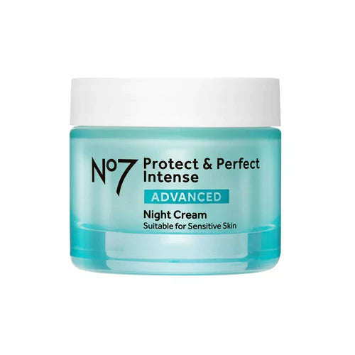 No7 Protect & Perfect Intense Advanced Night Cream for Lines/Wrinkles 1.69oz NEW