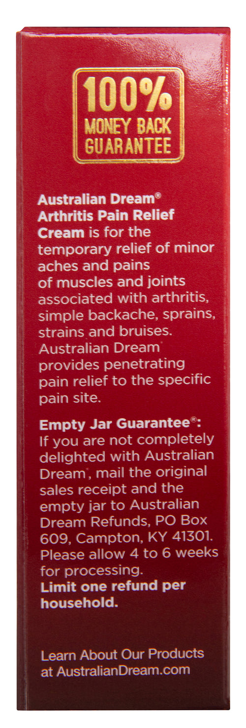 Australian Dream Arthritis Pain Relief Cream 2oz - WorldwSellers