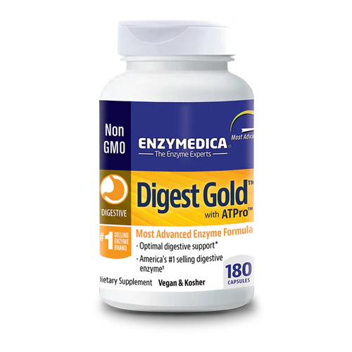 Enzymedica Digest Gold with ATPro, 180 Capsules