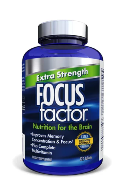 Focus Factor Extra Strength - Nutrition for the Brain 120 Tablets - WorldwSellers