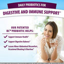 Daily Probiotic Capsule - Digestive Advantage 80 Capsules, Survives 100x...