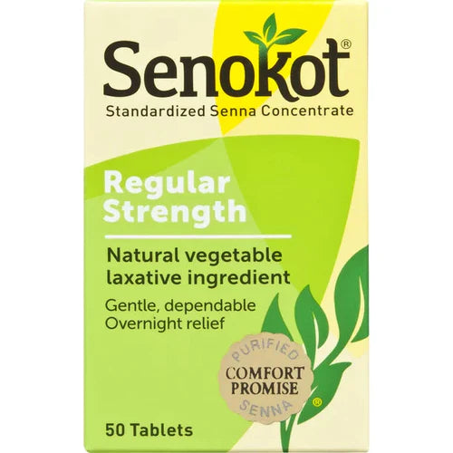 Senokot Regular Strength 50 Tablets